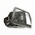 Radiant Steel 9 square masala dabba see through