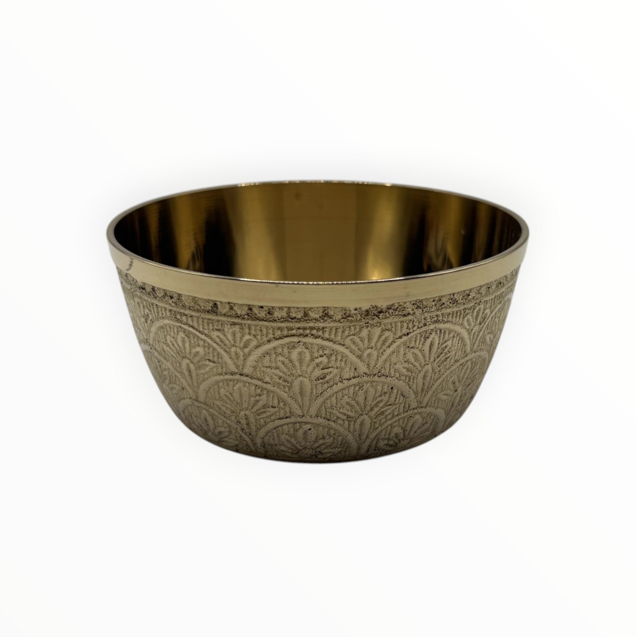Brass Katori Plain (Carved) No 2