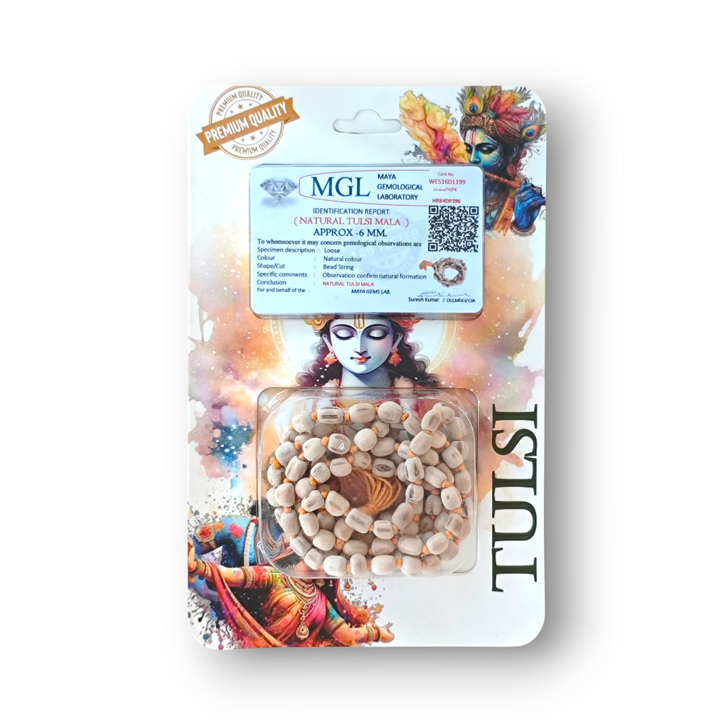 Natural Tulsi Mala Beads
