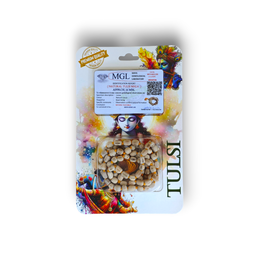 Natural Tulsi Mala Beads