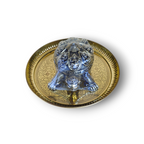 Decorative Turtle Figurine with brass thali