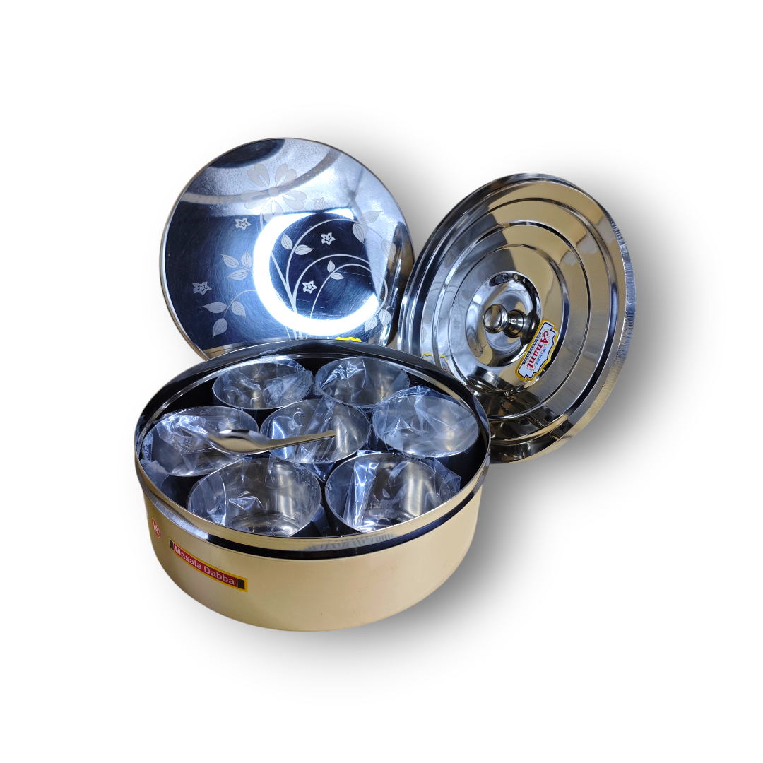 Anant Stainless Steel Masala Dabba - 14 7 containers