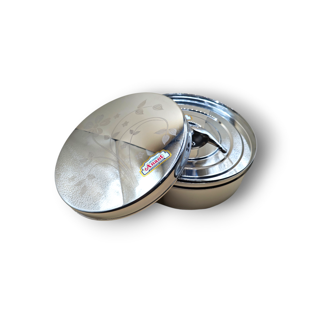 Anant Stainless Steel Masala Dabba - 14 7 containers
