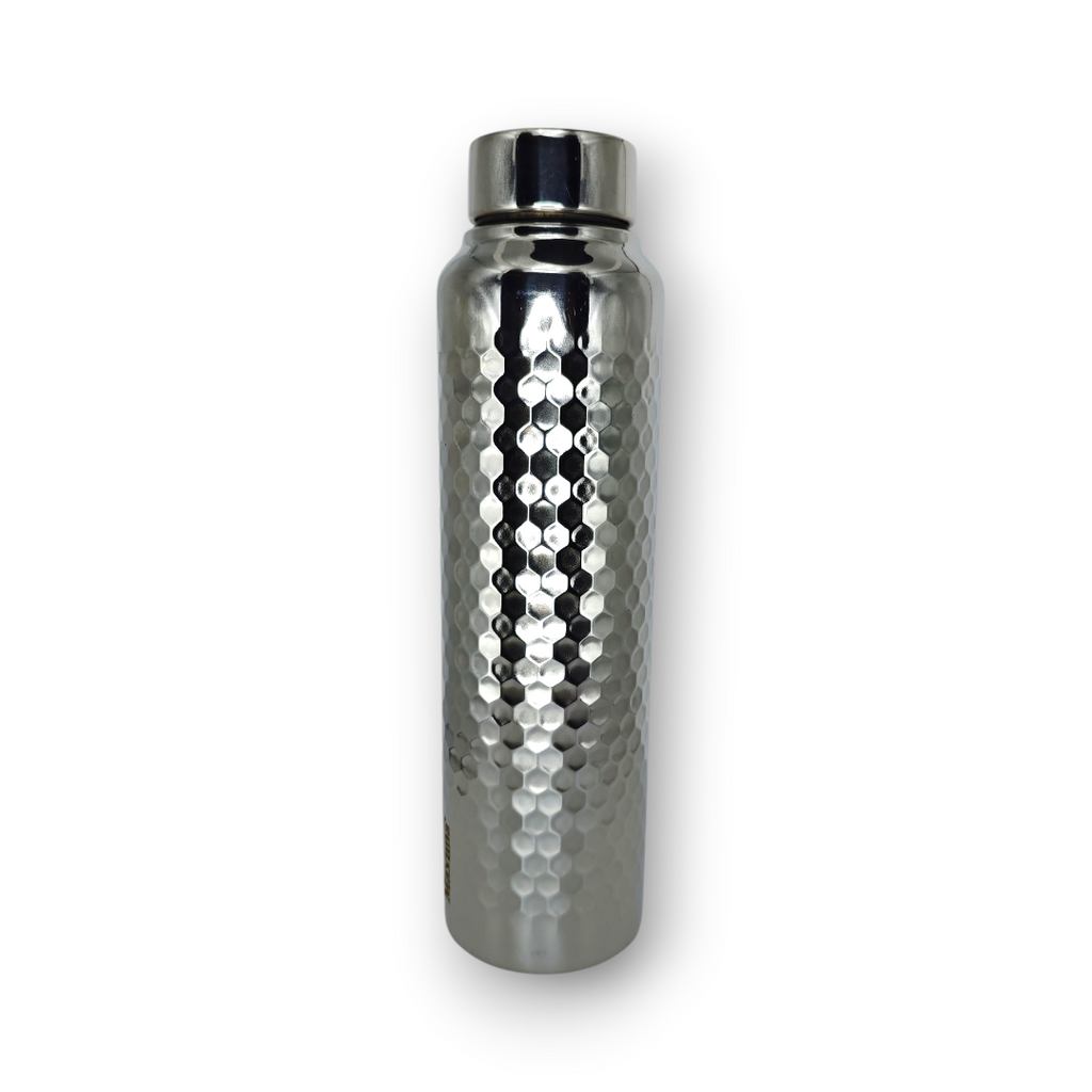 Maxima Stainless Steel Primo Fridge Bottle - Hammered (1000ml)