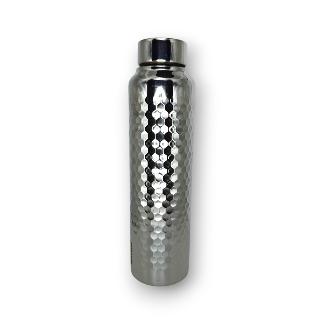Maxima Stainless Steel Primo Fridge Bottle - Hammered (1000ml)