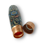 Copper Bottle | Bird Motif | UV Printed Design | Pure Copper Water Bottle for Health & Wellness | 900 ml Capacity