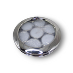 Unique Stainless Steel Dabba (7 round mini dabba) - transparent lid
